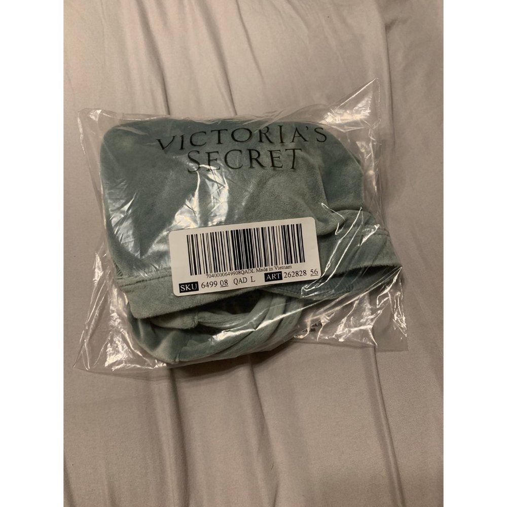 Dark Seafoam Velour Flow On Point Strappy Back Bra